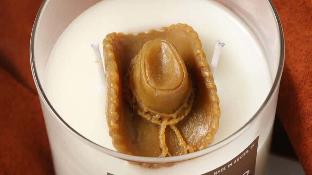 Lone Star Leather Container Candle