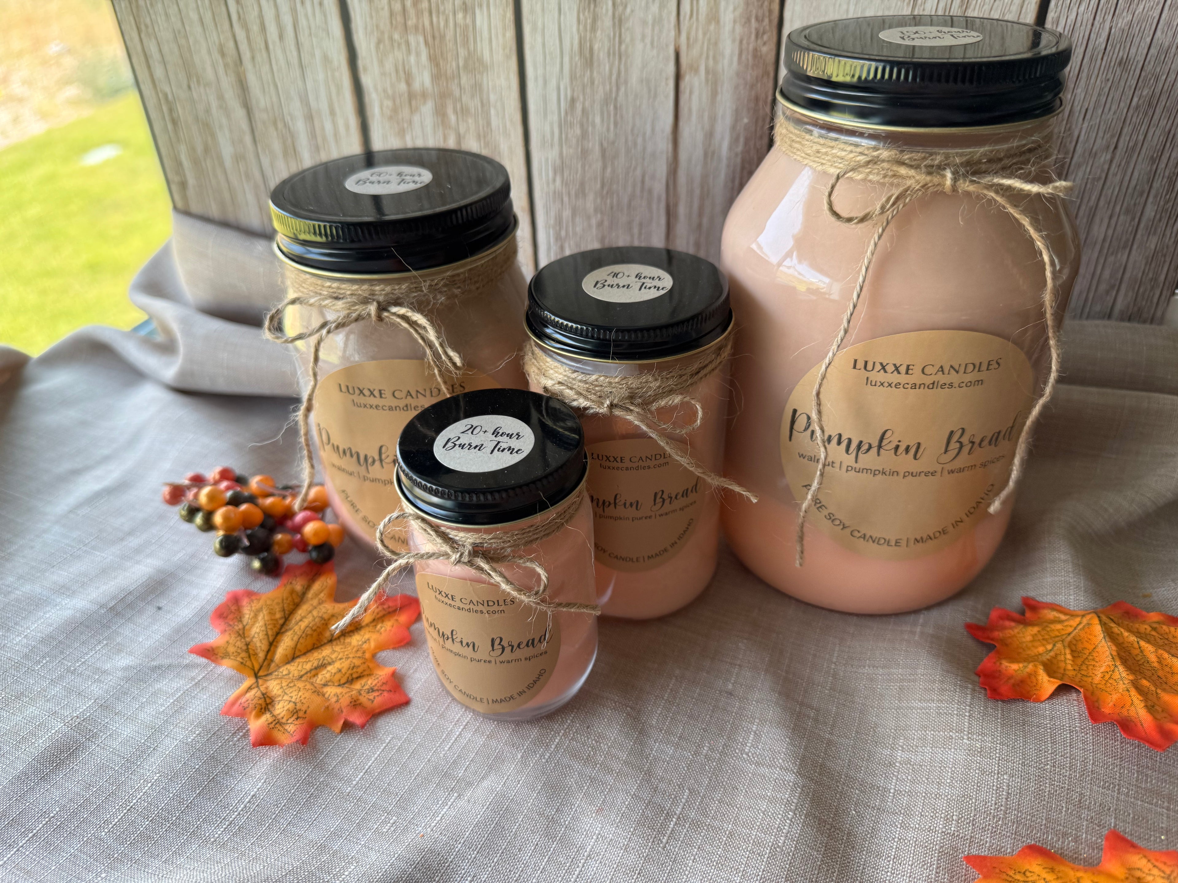Pumpkin Bread Fall Scent | Organic Soy Candle