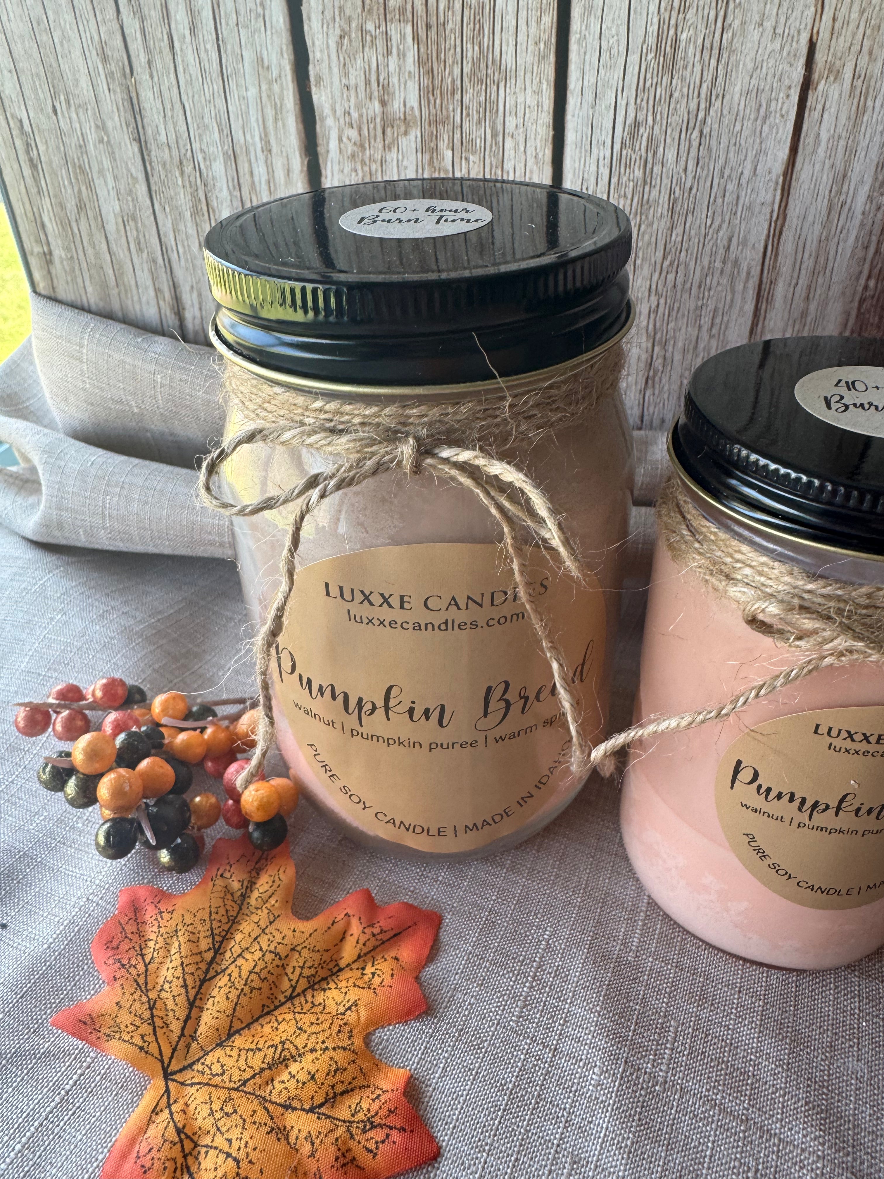 Pumpkin Bread Fall Scent | Organic Soy Candle