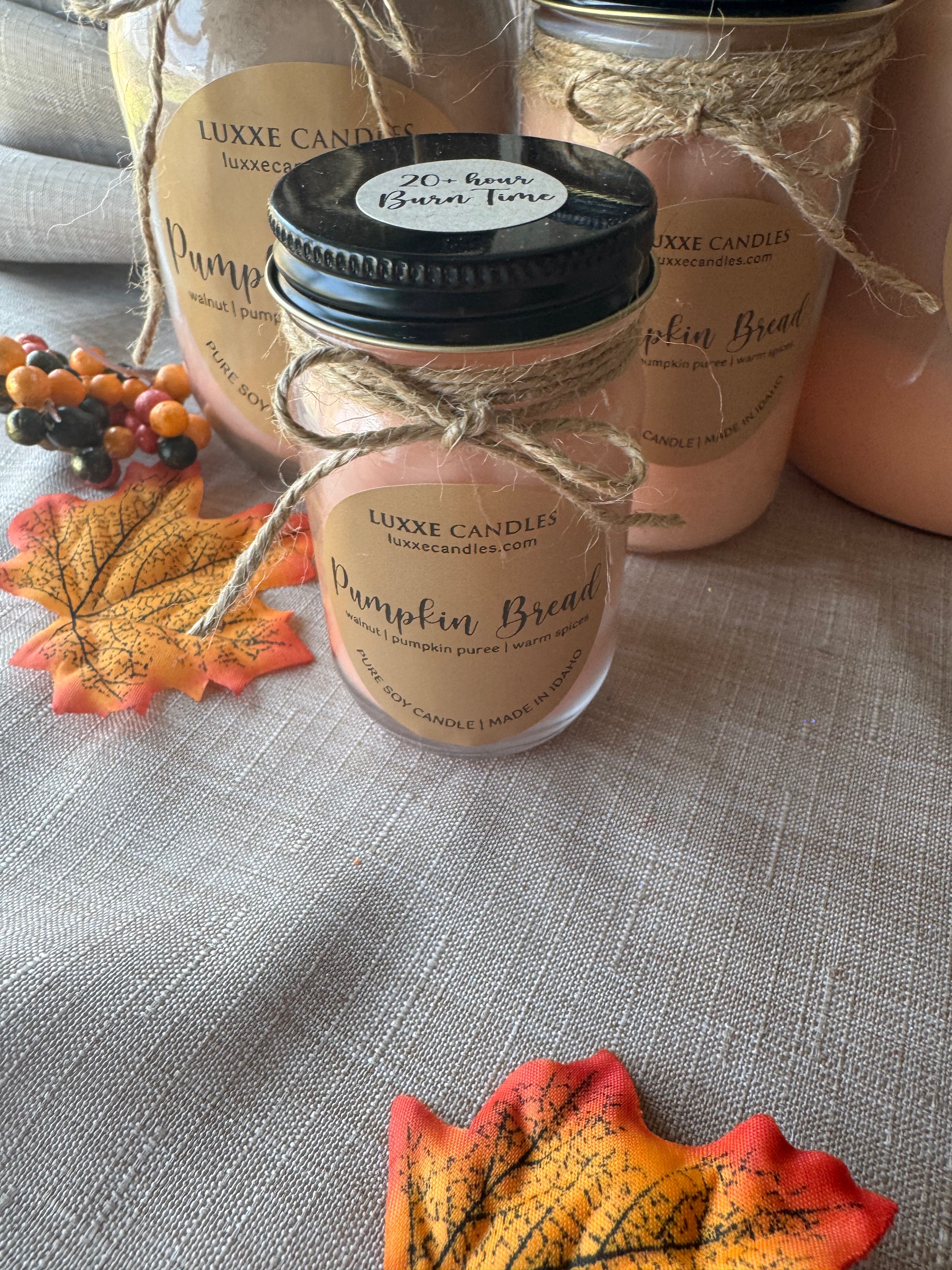 Pumpkin Bread Fall Scent | Organic Soy Candle